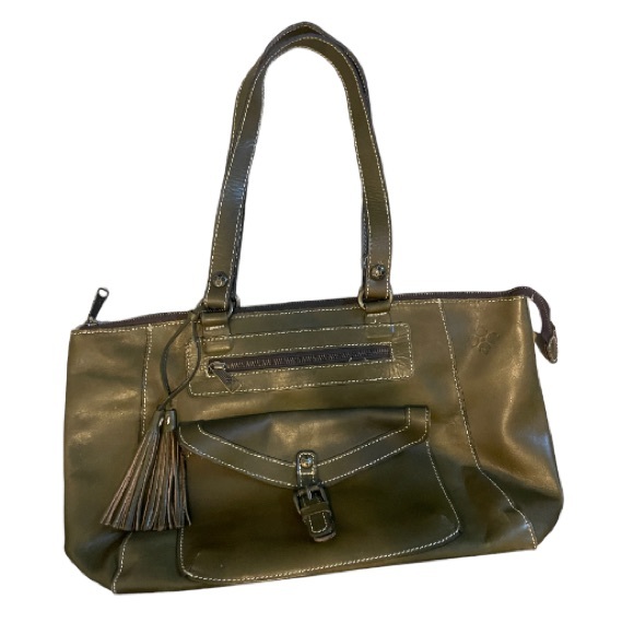 Patricia Nash tote green - Picture 1 of 9